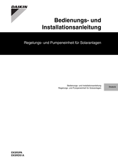 Daikin EKSR3PA Bedienungs- Und Installationsanleitung