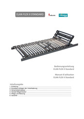 Migros Micasa Robusta ELAN FLEX II Standard Bedienungsanleitung