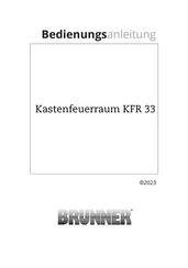 Brunner KFR 33 Bedienungsanleitung