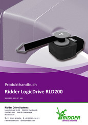 Ridder Drive Systems LogicDrive RLD200 Produkthandbuch