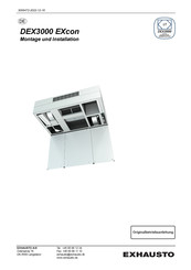 Exhausto DEX3000 Serie Montage Und Installation