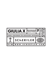 Schertler Giulia X Bedienungsanleitung