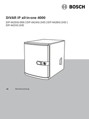 Bosch DIVAR IP all-in-one 4000 Betriebsanleitung