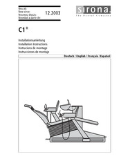 Sirona Dental C1+ Installationsanleitung