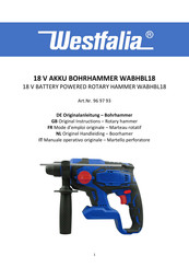 Westfalia 96 97 93 Originalanleitung