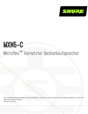Shure Microflex MXN5-C Bedienungsanleitung