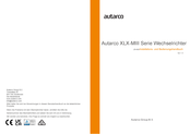 Autarco XLX-MIII Serie Installations- Und Bedienungshandbuch
