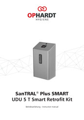 OPHARDT HYGIENE SanTRAL Plus SMART UDU 5 T Smart Retrofit Kit Betriebsanleitung