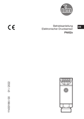 ifm PNI02 Serie Betriebsanleitung