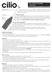 Cilio 103083 Bedienungsanleitung
