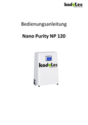 kadotec Nano Purity NP 120 Bedienungsanleitung