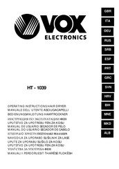 VOX electronics HT-1039 Bedienungsanleitung