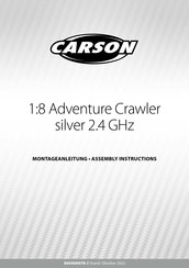 Carson 1:8 Adventure Crawler silver 2.4 GHz Montageanleitung