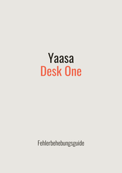 Yaasa Desk Light Fehlerbehebung