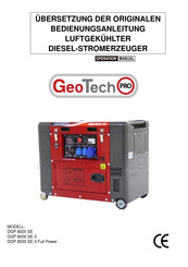 Geotech DGP 8000 SE-3 Bedienungsanleitung