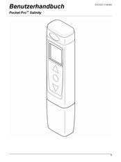 Hach Pocket Pro Salinity Benutzerhandbuch