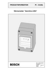 Bosch Alarmline LHD4 Produktinformation
