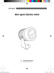 dot-spot clarios-mini Bedienungsanleitung