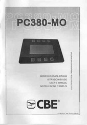 CBE PC380-MO Bedienungsanleitung