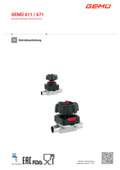 Gemü 671 Betriebsanleitung