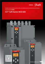 Danfoss VLT Soft Starter MCD 600 Installationshandbuch