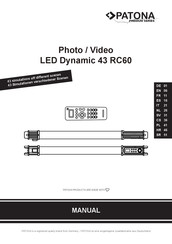 PATONA LED Dynamic 43 RC60 Bedienungsanleitung