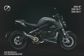 Zero Motorcycles ZERO SR/F 2022 Bedienungsanleitung