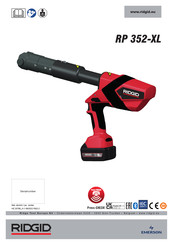 RIDGID RP 352-XL Bedienungsanleitung
