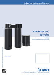 BWT Rondomat Duo 3 Einbau- Und Bedienungsanleitung