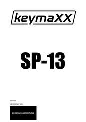 keymaXX SP-13 Bedienungsanleitung