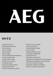 AEG KH5E SDS-M Originalbetriebsanleitung
