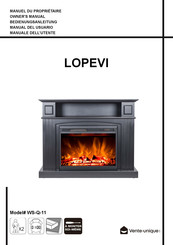 Vente Unique LOPEVI WS-Q-11 Bedienungsanleitung