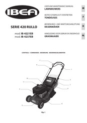 IBEA 420 RULLO-Serie Bedienungs- Und Wartungsanleitung