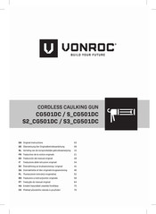 VONROC CG501DC Originalbetriebsanleitung