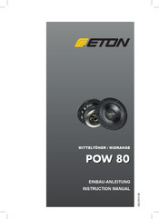 Eton POW 80 Einbauanleitung