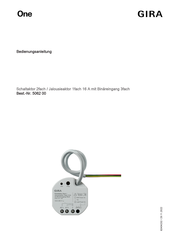Gira One 5062 00 Bedienungsanleitung