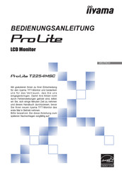 iiyama ProLite T2254MSC Bedienungsanleitung