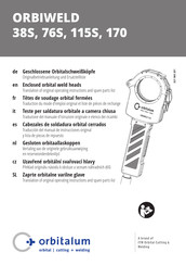 ITW orbitalum ORBIWELD 115S Originalbetriebsanleitung Und Ersatzteilliste
