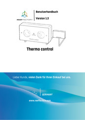 Reef Factory Thermo control Benutzerhandbuch