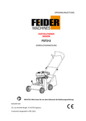 FEIDER Machines FST212 Gebrauchsanweisung