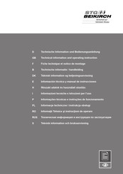 STG-BEIKIRCH MZ2 DGM Technische Information Und Bedienungsanleitung