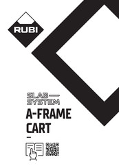 Rubi A-FRAME CART Bedienungsanleitung