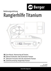Berger Titanium Bedienungsanleitung