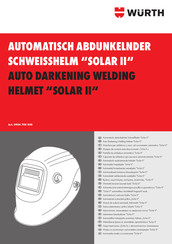 Würth SOLAR II Betriebsanleitung