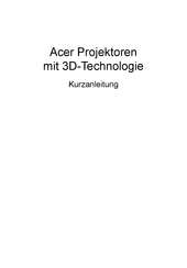 Acer H6555BDKi Kurzanleitung