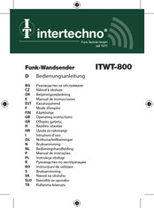 INTERTECHNO ITWT-800 Bedienungsanleitung