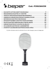 Beper P206ZAN250 Bedienungsanleitung