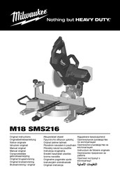 Milwaukee M18 SMS216 Originalbetriebsanleitung