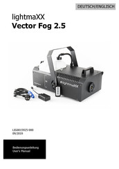 Lightmaxx Vector Fog 2.5 Bedienungsanleitung