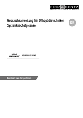 Fior & Gentz NEURO VARIO-SWING Gebrauchsanweisung